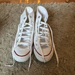 Converse All Star High Top White Women’s Size 8